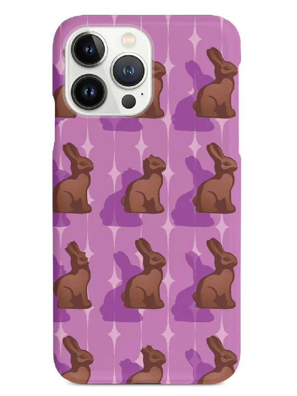 Purple Chocolate Bunny - Black Case