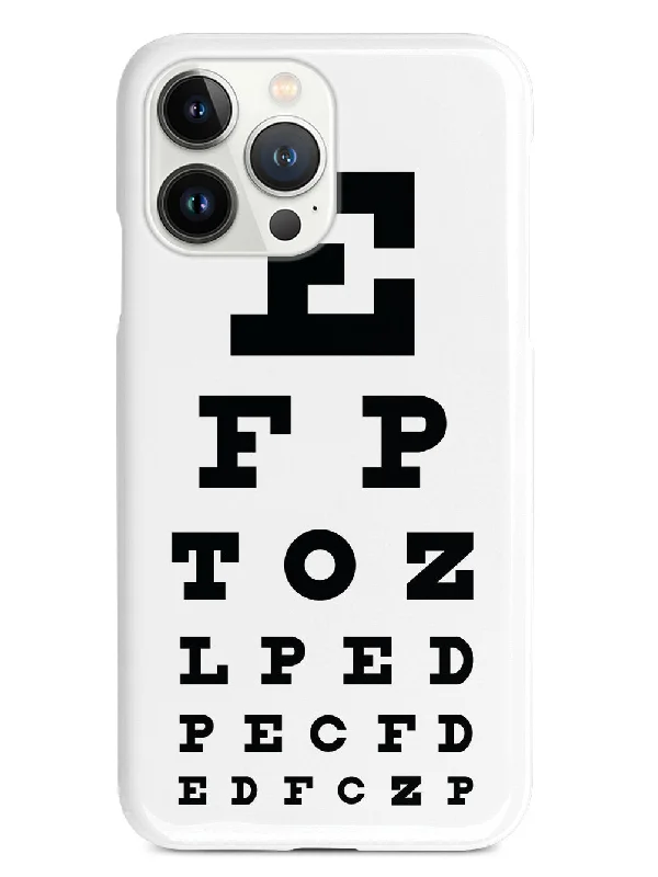 Snellen Eye Chart - Optometrist Case