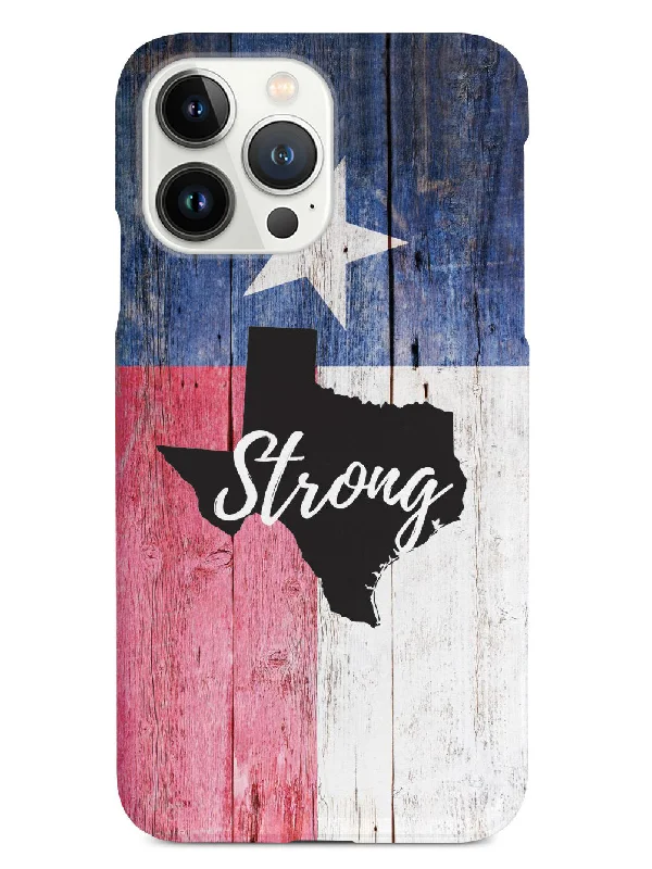 Texas Strong - State Outline Flag Case