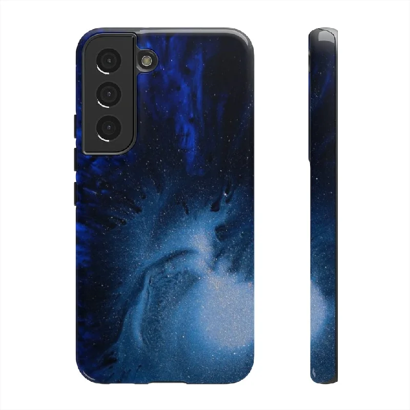 Winter Blue Ink Art Android Case - Protective Phone Case