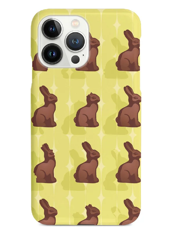 Yellow Chocolate Bunny - Black Case