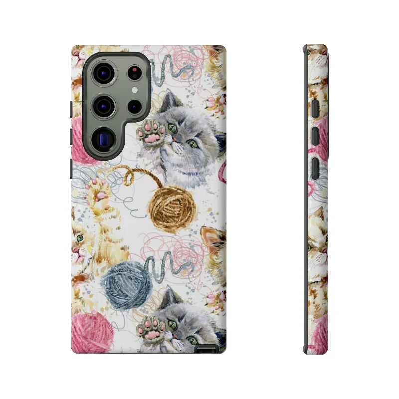 Cute Kitten Pattern Android Case - Protective Phone Case