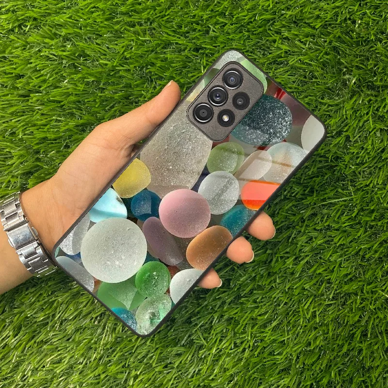 Glazed Stone Glass Phone Case And Cover For Samsung