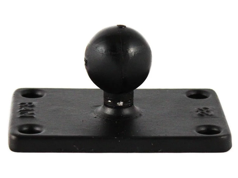 RAM B Size 1" Ball and Rectangular Plate with 1.5" x 2.5" 4-Hole Pattern (RAM-B-202U-23)