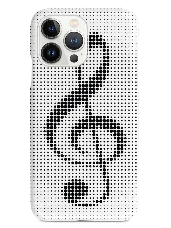 Treble Clef Polka Dots - White Case